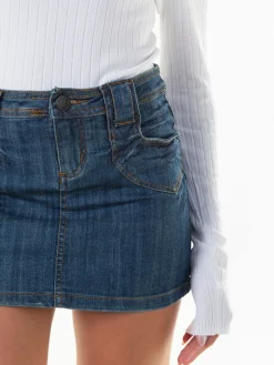 Minissaia ganga azul escuro