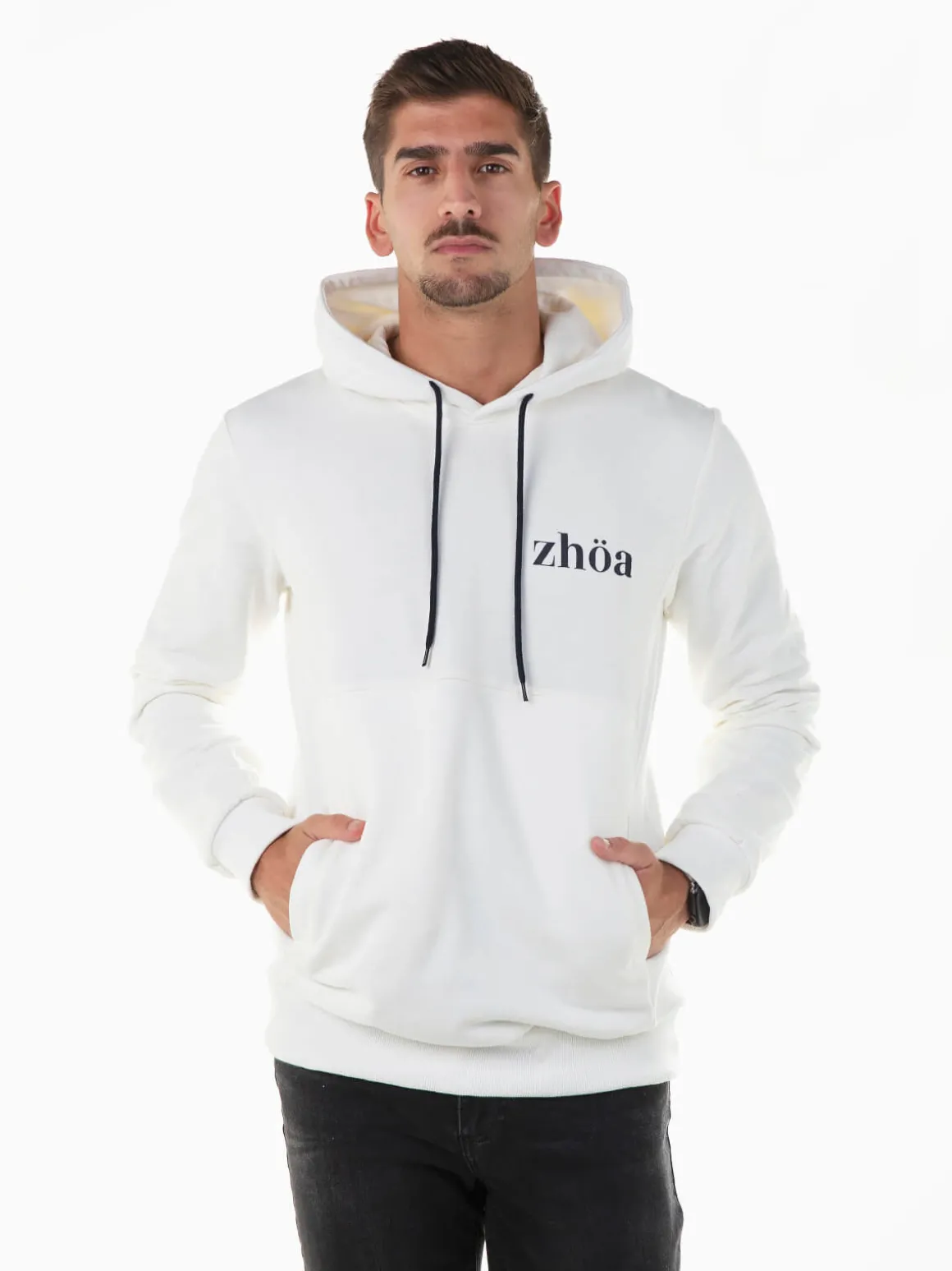 Sweatshirt algodão com capuz