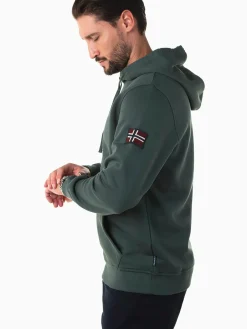 Sweatshirt com capuz e bolso canguru