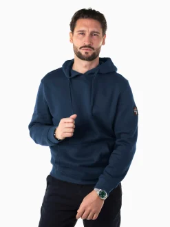 Sweatshirt com capuz e bolso canguru