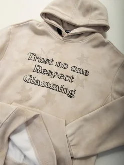 Sweatshirt com capuz estampada