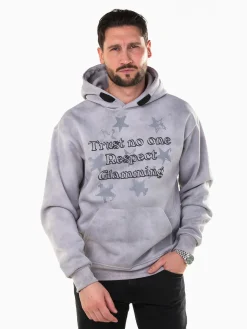 Sweatshirt com capuz estampada