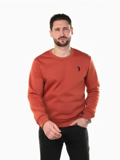 Sweatshirt com símbolo bordado