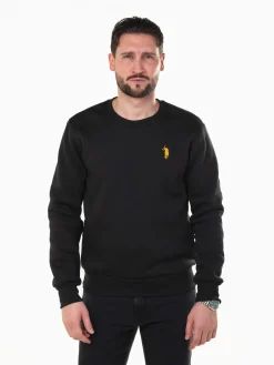 Sweatshirt com símbolo bordado