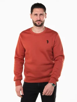 Sweatshirt com símbolo bordado