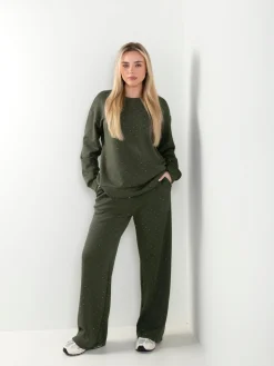 Sweatshirt com strass