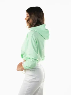 Sweatshirt cropped oversized com capuz