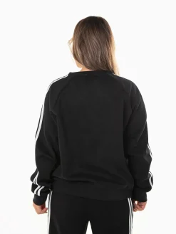 Sweatshirt oversized riscas laterais