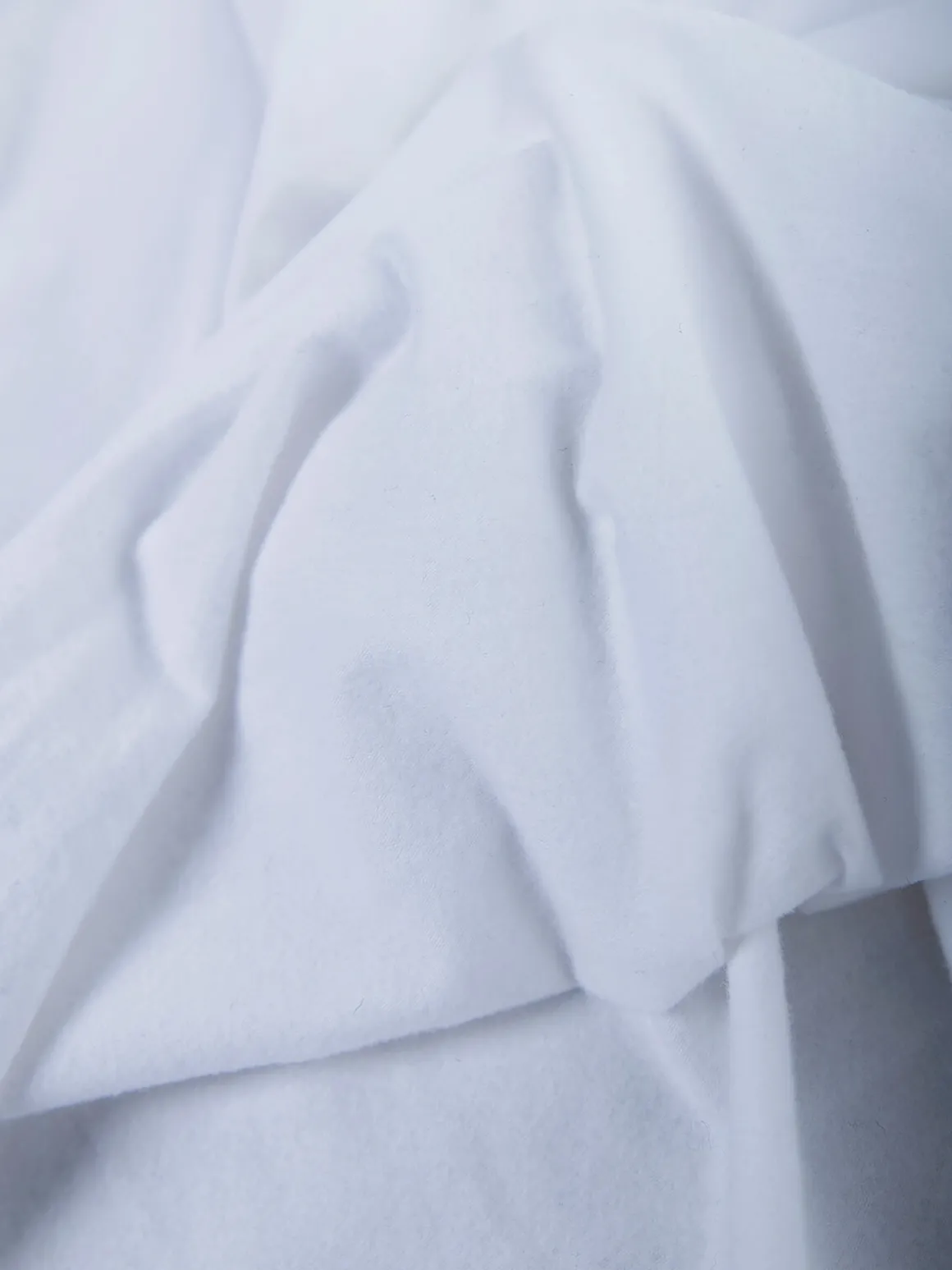 T-shirt básica manga comprida cardada