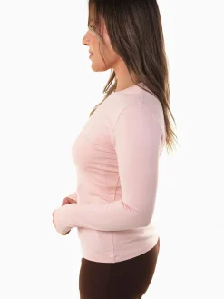 T-shirt básica manga comprida