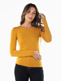 T-shirt básica manga comprida