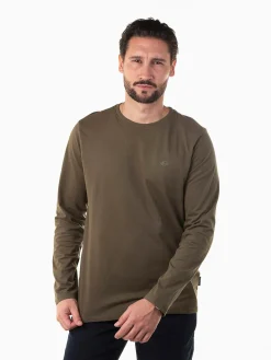 T-shirt básica manga comprida