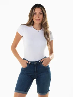 T-shirt básica manga curta