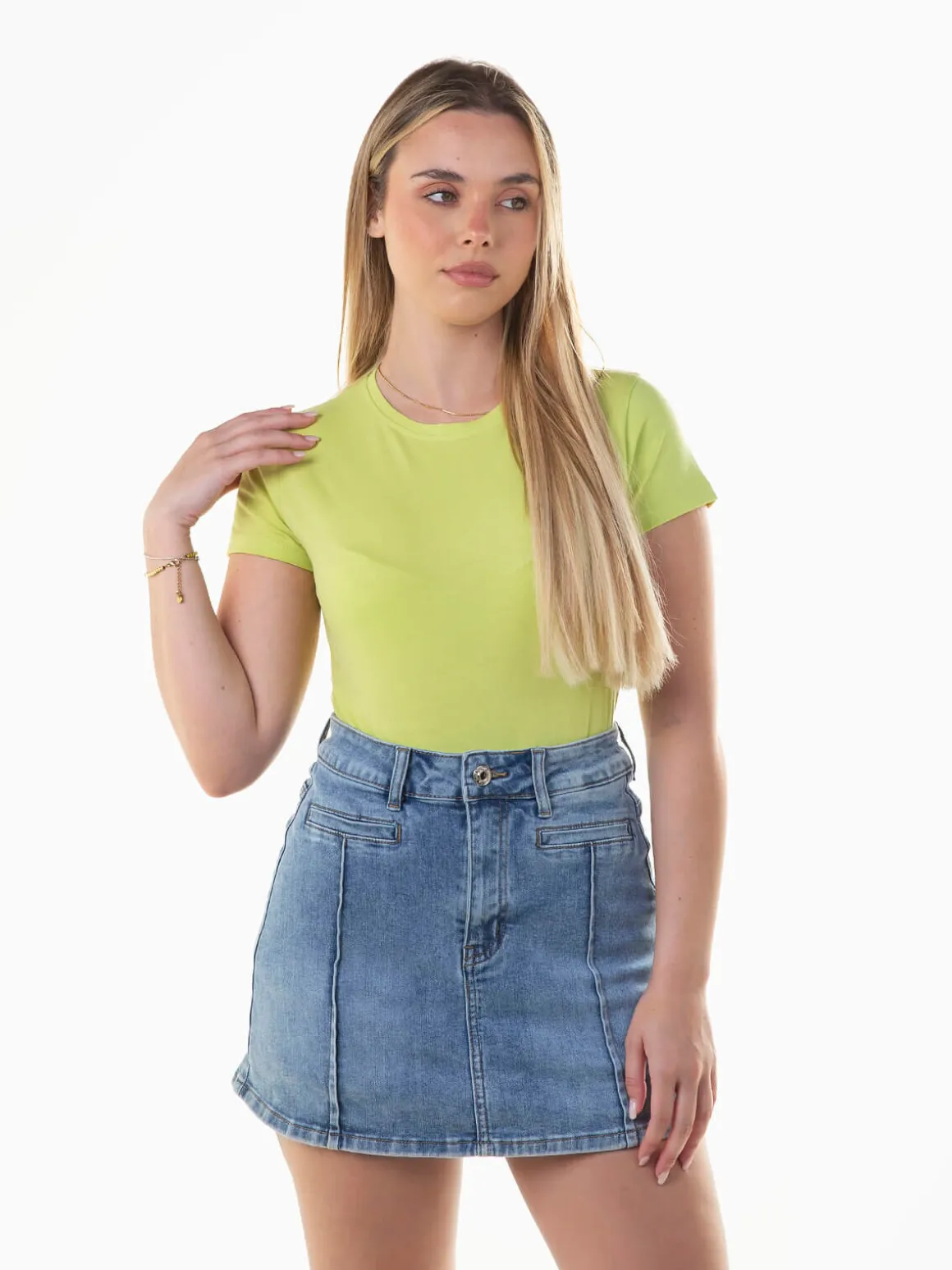 T-shirt básica manga curta