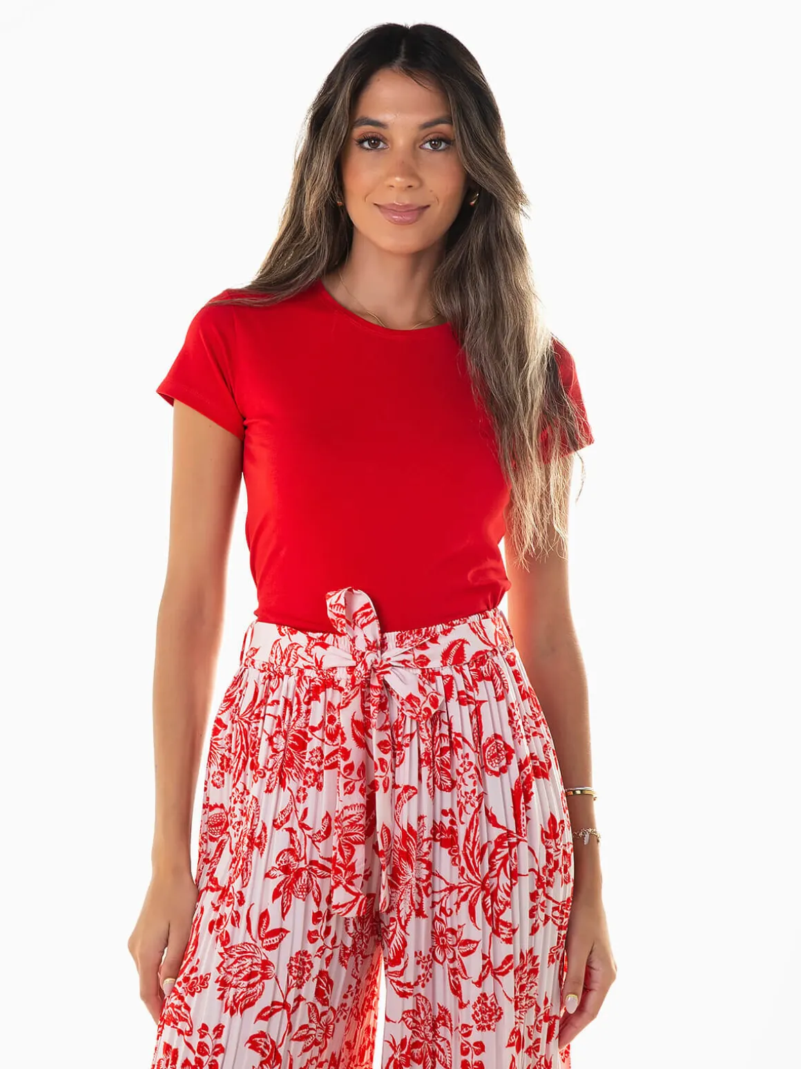 T-shirt básica manga curta