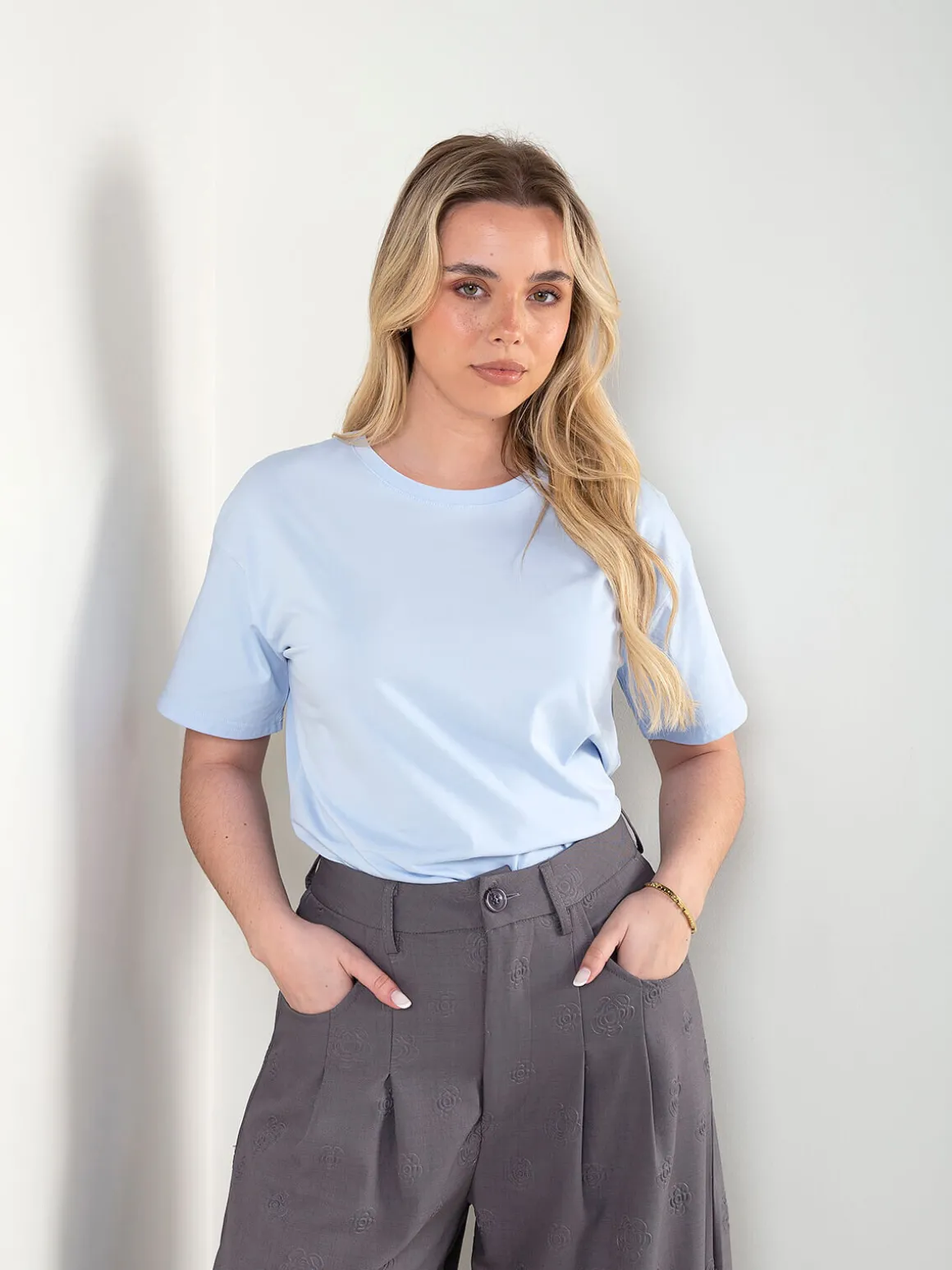 T-shirt básica manga curta