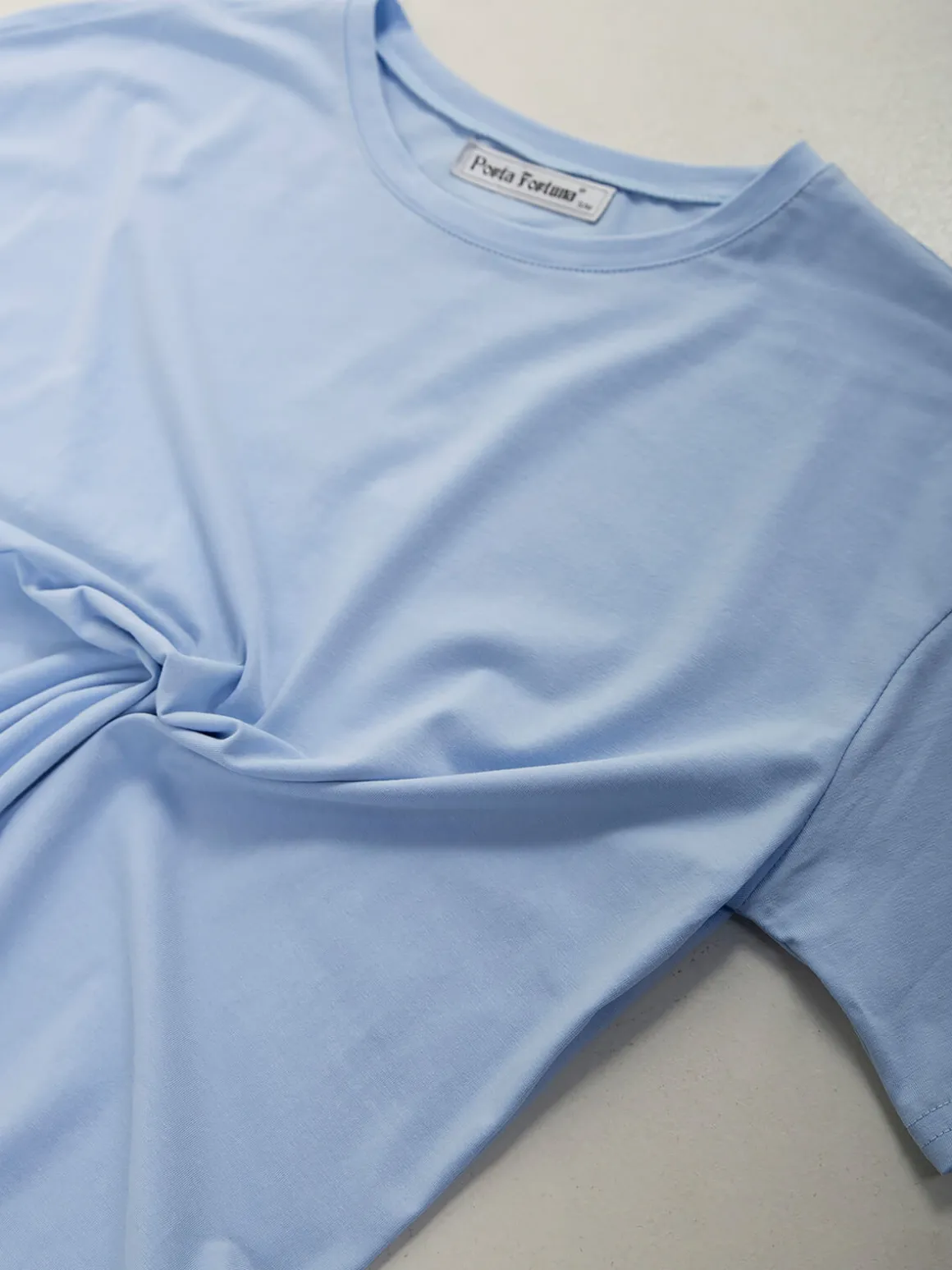 T-shirt básica manga curta