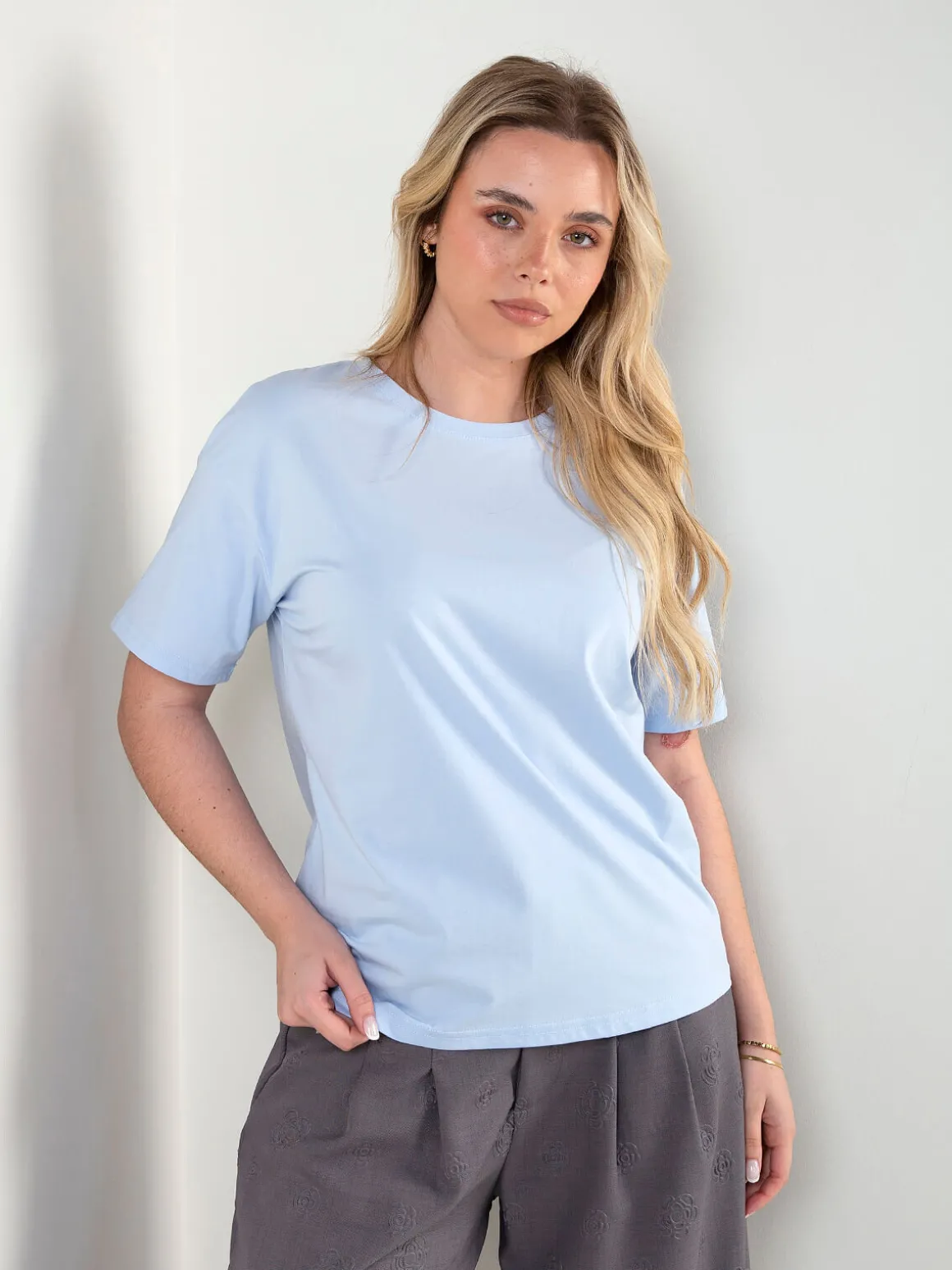 T-shirt básica manga curta