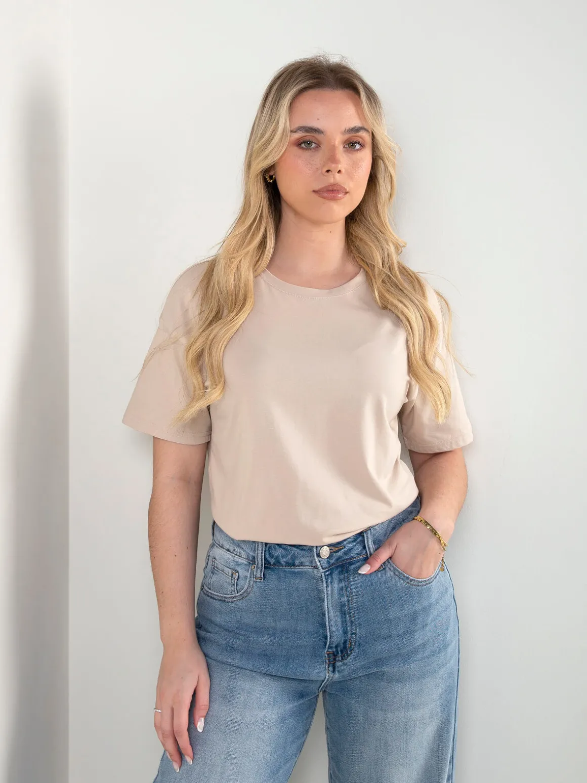 T-shirt básica manga curta