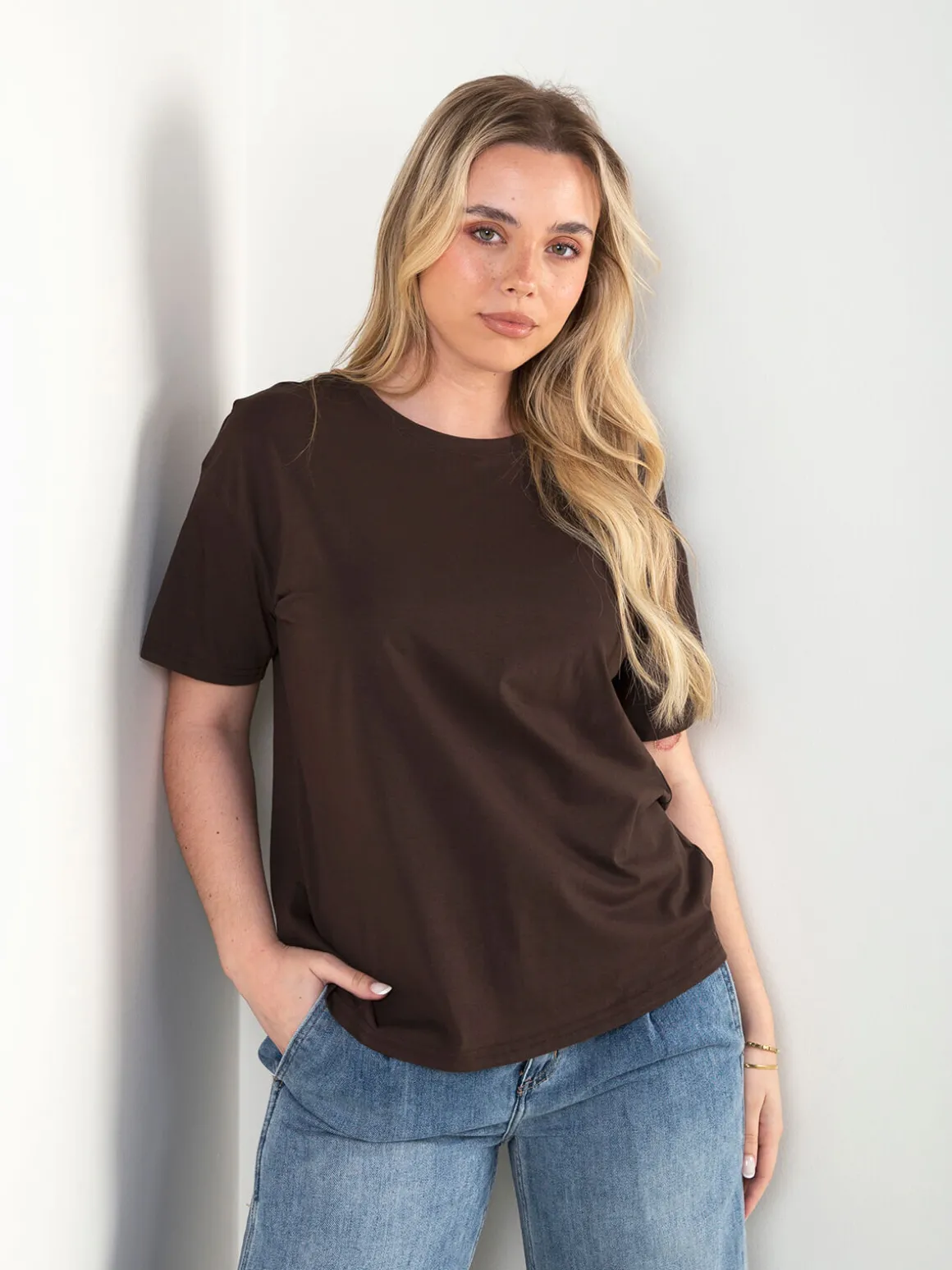 T-shirt básica manga curta