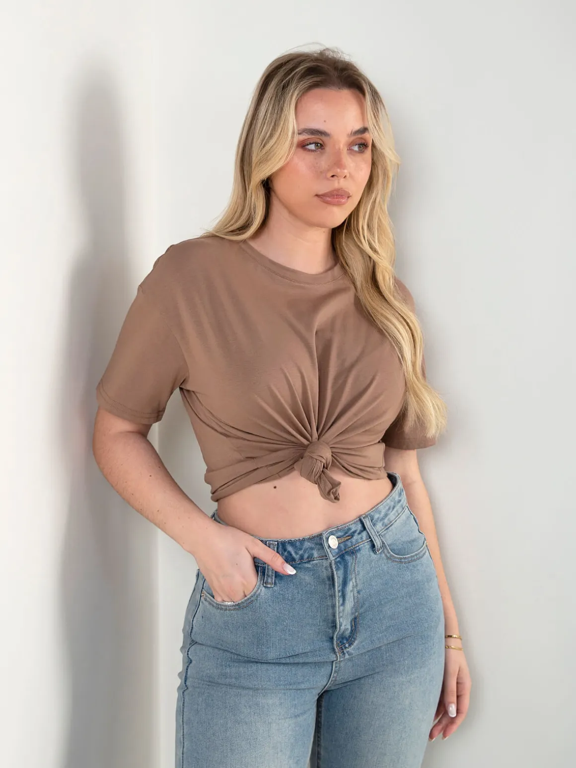 T-shirt básica manga curta