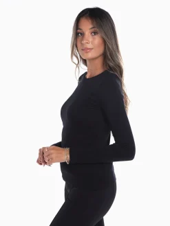 T-shirt cardada manga comprida