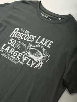 T-shirt com estampado frontal