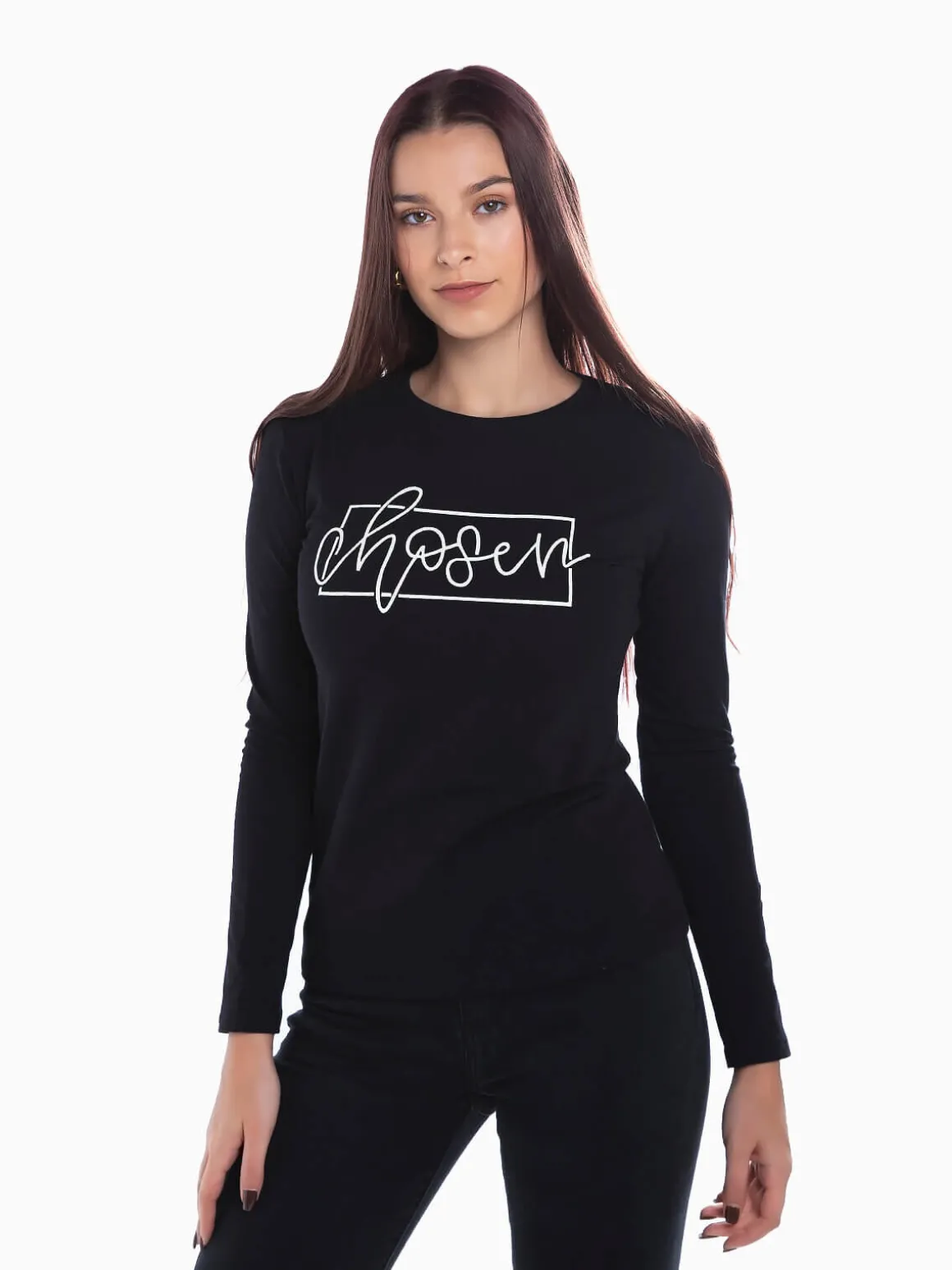 T-shirt manga comprida Chosen