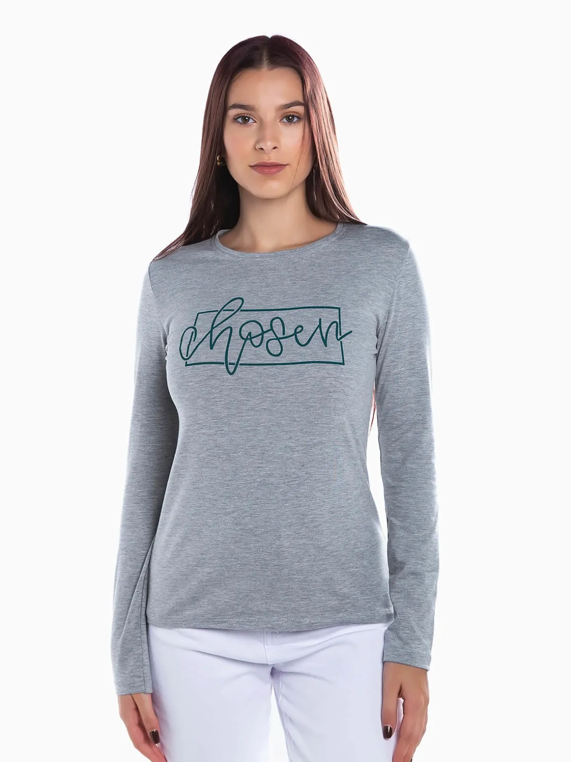 T-shirt manga comprida Chosen