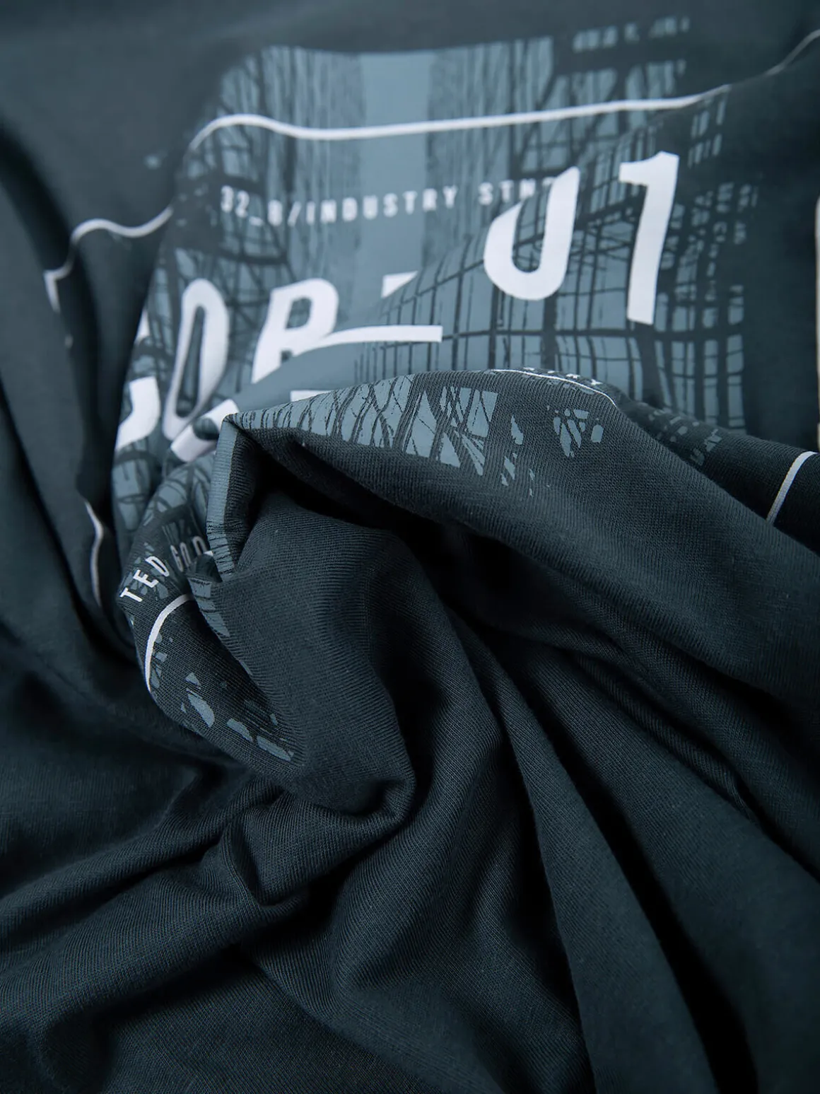 T-shirt manga comprida estampado imagem