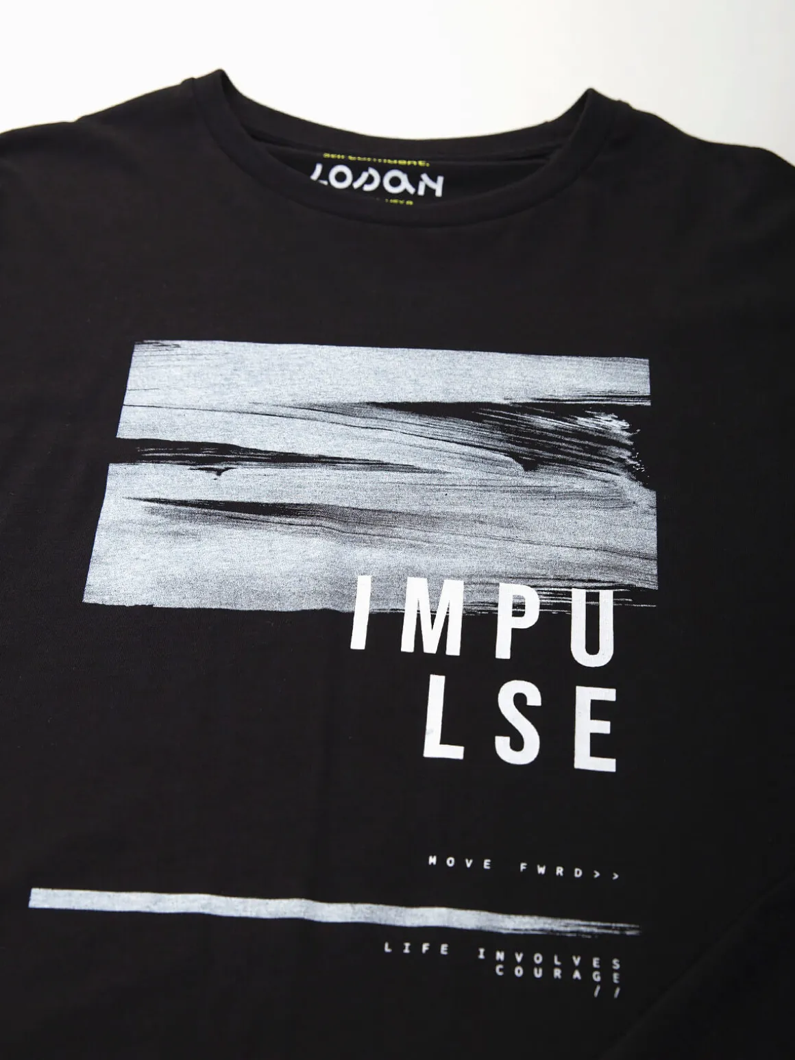 T-shirt manga comprida preta