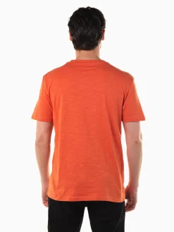 T-shirt mesclada manga curta